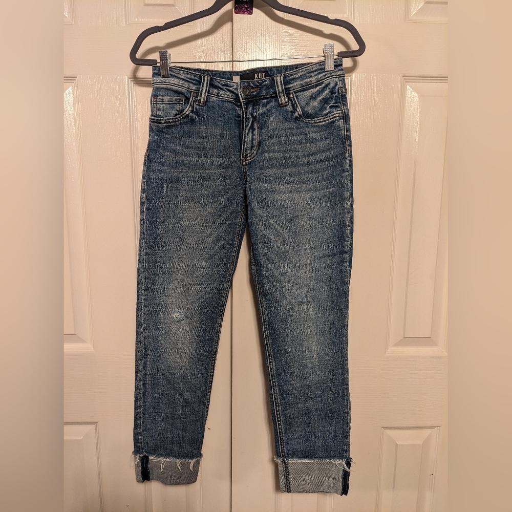5/$25. Kut From The Kloth Destressed Catherine Boyfriend Jeans